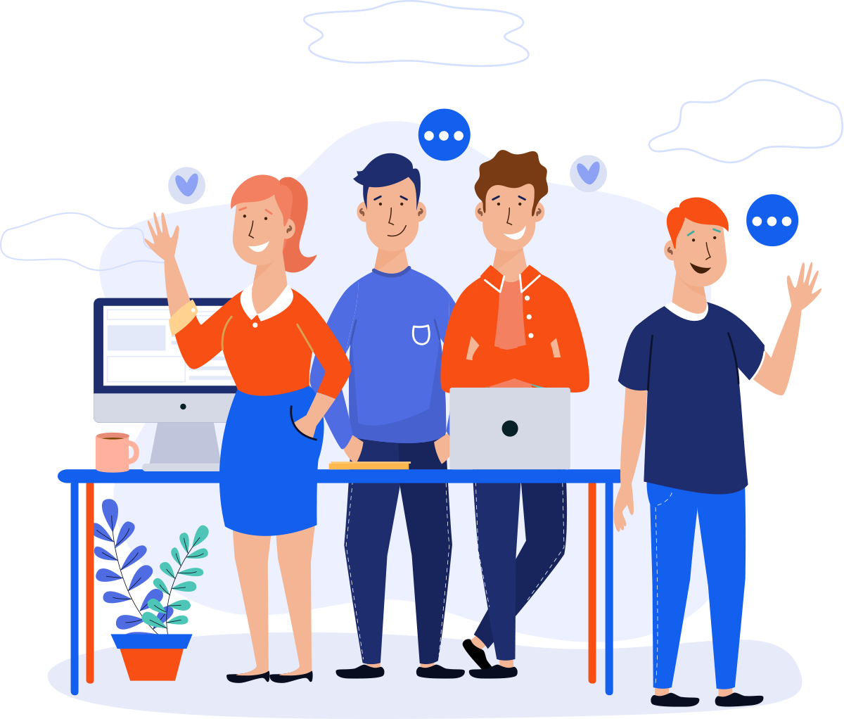 Pantalla de gestión de stock, pedidos y costos en Gestión Producción
